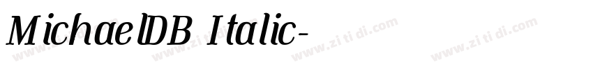 MichaelDB Italic字体转换